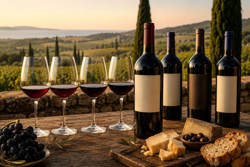 Bolgheri Wein richtig auswählen: Bolgheri Rosso, Superiore, Sassicaia, Ornellaia & Super Tuscan erklärt